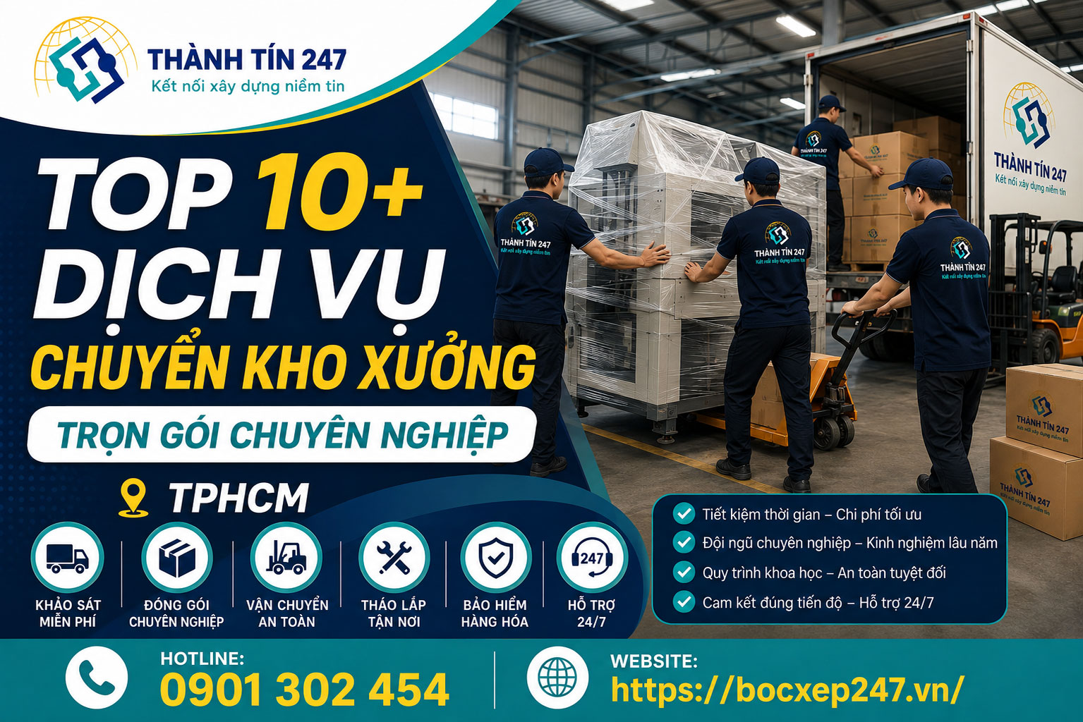 Top 10+ Dịch Vụ Chuyển Kho Xưởng Trọn Gói Chuyên Nghiệp TPHCM