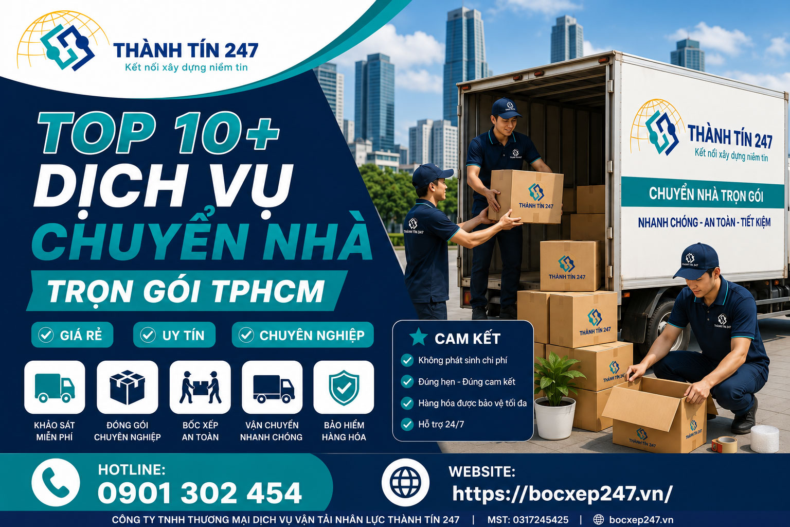 Top 10+ Dịch Vụ Chuyển Nhà Trọn Gói TPHCM,Giá Rẻ, Uy Tín