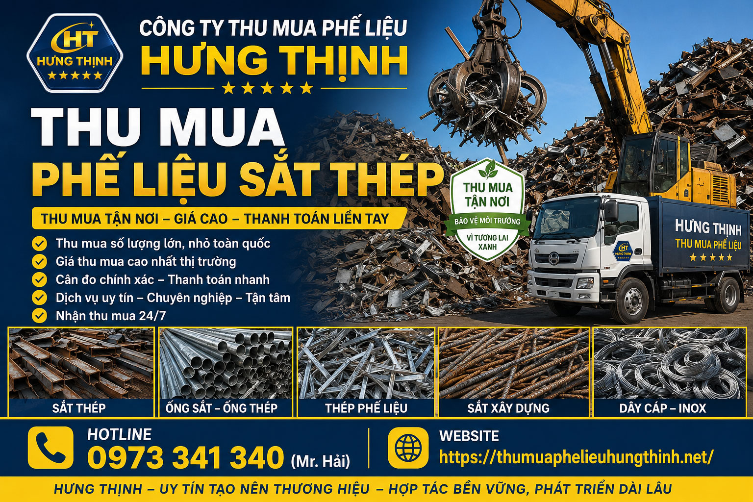Bảng báo giá thu mua phế liệu sắt thép