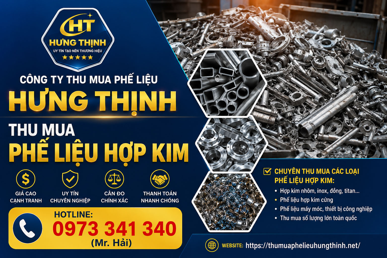 Bảng báo giá thu mua phế liệu hợp kim