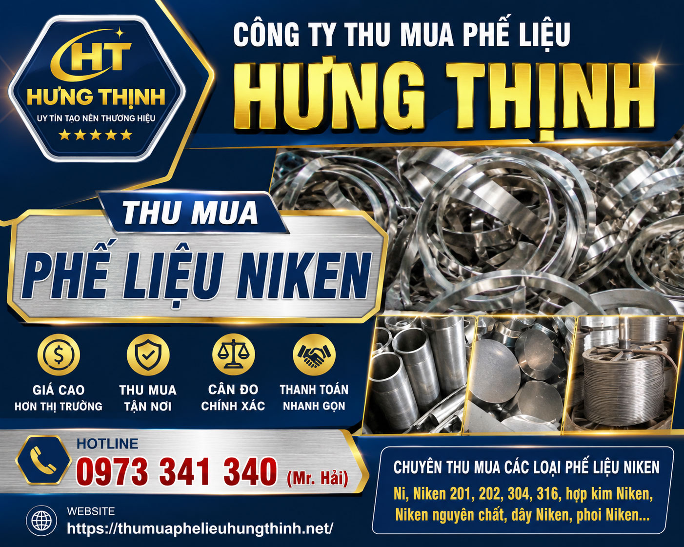 Bảng báo giá thu mua phế liệu niken